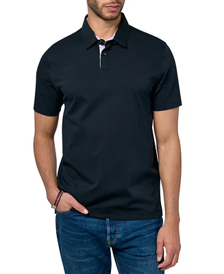 Brooklyn Brigade Men's Slim-Fit Wrinkle-Free Solid Mercerized Cotton Polo Shirt