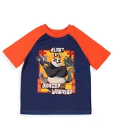 Kung Fu Panda Toddler Boys 4 Heart Of A Grand Warrior Sleep Pajama Set Short