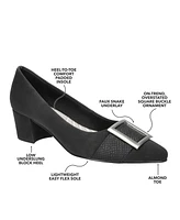 Easy Street Women's Cider Block Heel Pumps