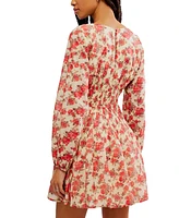 Free People Women's Keep You Smocked Mini Dress