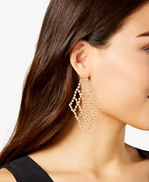 I.n.c. International Concepts Polished Openwork Long Chandelier Earrings, Created for Macy's