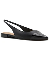 Aldo Women's Fleure Cap-Toe Pointed-Toe Slingback Flats