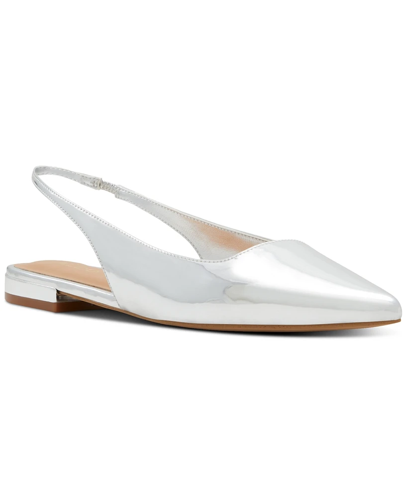 Aldo Women's Flynne Cap-Toe Pointed-Toe Slingback Flats