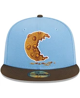 New Era Men's Light Blue Aberdeen Iron Birds Theme Nights Harford County Cookies 59FIFTY Fitted Hat