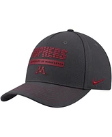 Nike Men's Charcoal Minnesota Golden Gophers 2024 Sideline Performance Adjustable Hat