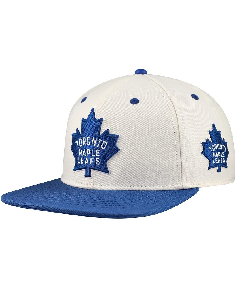 Pro Standard Men's Cream Toronto Maple Leaf's Retro Classic Logo Snapback Hat