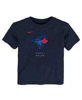 Nike Toddler Boys and Girls Navy Toronto Blue Jays 2024 City Connect Large Logo T-Shirt