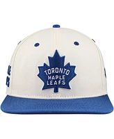 Pro Standard Men's Cream Toronto Maple Leaf's Retro Classic Logo Snapback Hat