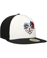 New Era Men's White Familia De Tacoma Copa La Diversion 59FIFTY Fitted Hat