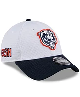 New Era Big Boys and Girls White/Navy Chicago Bears 2024 Nfl Training Camp 9FORTY Adjustable Hat