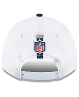 New Era Big Boys and Girls White/Navy Dallas Cowboys 2024 Nfl Training Camp 9FORTY Adjustable Hat