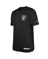 New Era Men's Black Las Vegas Raiders 2024 Nfl Training Camp T-Shirt