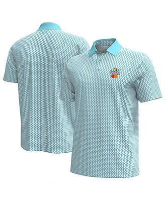 Under Armour Men's Blue Arnold Palmer Invitational Playoff 3.0 Crane Print Polo