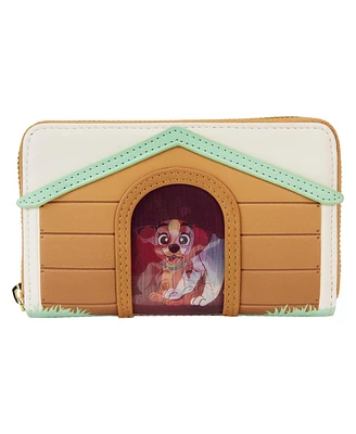 Loungefly Disney I Heart Dogs Lenticular Zip-Around Wallet