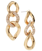 I.n.c. International Concepts Pave Link Drop Earrings, Created for Macy's