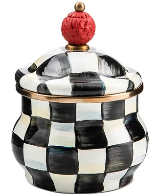 Mackenzie-Childs Courtly Check Lidded Sugar Bowl