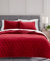 Charter Club Cotton Velvet Pillow Sham, Standard, Exclusively at Macy's