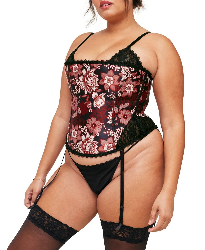 Adore Me Women's Zoie Corset & G-String Set