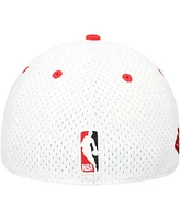 New Era Men's White/Red Atlanta Hawks Throwback 2Tone 59FIFTY Fitted Hat