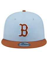 New Era Men's Light Blue Boston Red Sox Spring Color Two-Tone 9FIFTY Snapback Hat