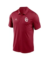 Jordan Men's Crimson Oklahoma Sooners Primetime Franchise Performance Polo Shirt