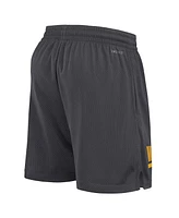 Nike Men's Anthracite West Virginia Mountaineers 2024 Sideline Mesh Shorts