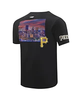 Pro Standard Men's Black Pittsburgh Pirates Cityscape T-Shirt