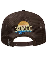 Pro Standard Men's Cream/Brown Chicago Bulls Glint Sunset Snapback Hat