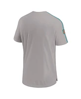 Nike Men's Gray Miami Dolphins 2024 Sideline Coach Uv Performance T-Shirt