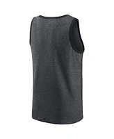 Nike Men's Heathered Charcoal Las Vegas Raiders Tri-Blend Tank Top