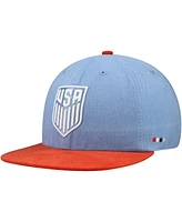 Fan Ink Men's and Women's Light Blue/Red Usmnt Swingman Adjustable Hat