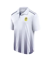 Fanatics Men's White Nashville Sc Line Up Fade Polo Shirt