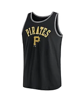 Fanatics Men's Black Pittsburgh Pirates Bet Tank Top