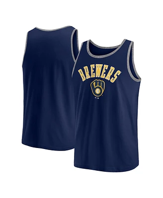 Fanatics Men's Navy Milwaukee Brewers Bet Tank Top