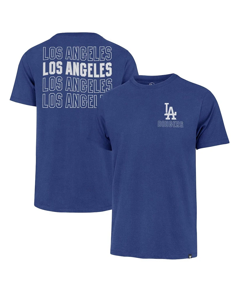 '47 Brand Men's Royal Los Angeles Dodgers Hang Back Franklin T-Shirt