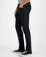 Sun + Stone Men's Channel Black Slim-Fit Jeans, Created for Macy's