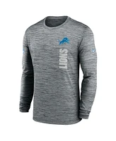 Nike Men's Detroit Lions 2024 Sideline Velocity Performance Long Sleeve T-Shirt