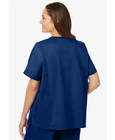 Comfort Choice Women's Scoopneck Scrub Top