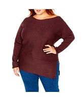 City Chic Women's Lean Sweater