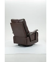 Streamdale Furniture Extra-Wide Power Swivel Rocker Recliner for Comfort and Style