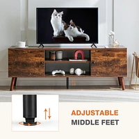 Spacious and Stylish Tv Stand with Ample Storage and Soft-Close Hinge