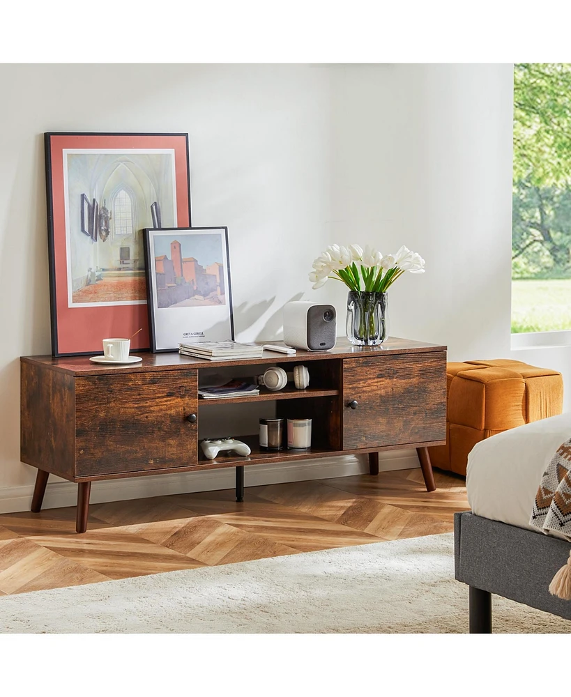 Streamdale Furniture Spacious and Stylish Tv Stand with Ample Storage and Soft-Close Hinge