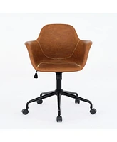 Simplie Fun Minimalist Ergonomic Office Chair for Modern Workspace