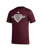 Adidas Men's Maroon Texas A M Aggies 2023/24 Aeroready Homeland Plate Pregame T-Shirt