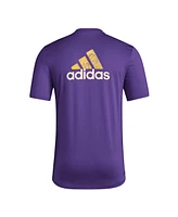 Adidas Men's Purple Orlando City Sc Local Pop Aeroready T-Shirt