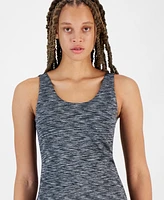 Id Ideology Women's Space-Dye Built-In-Bra Tank, Created for Macy's