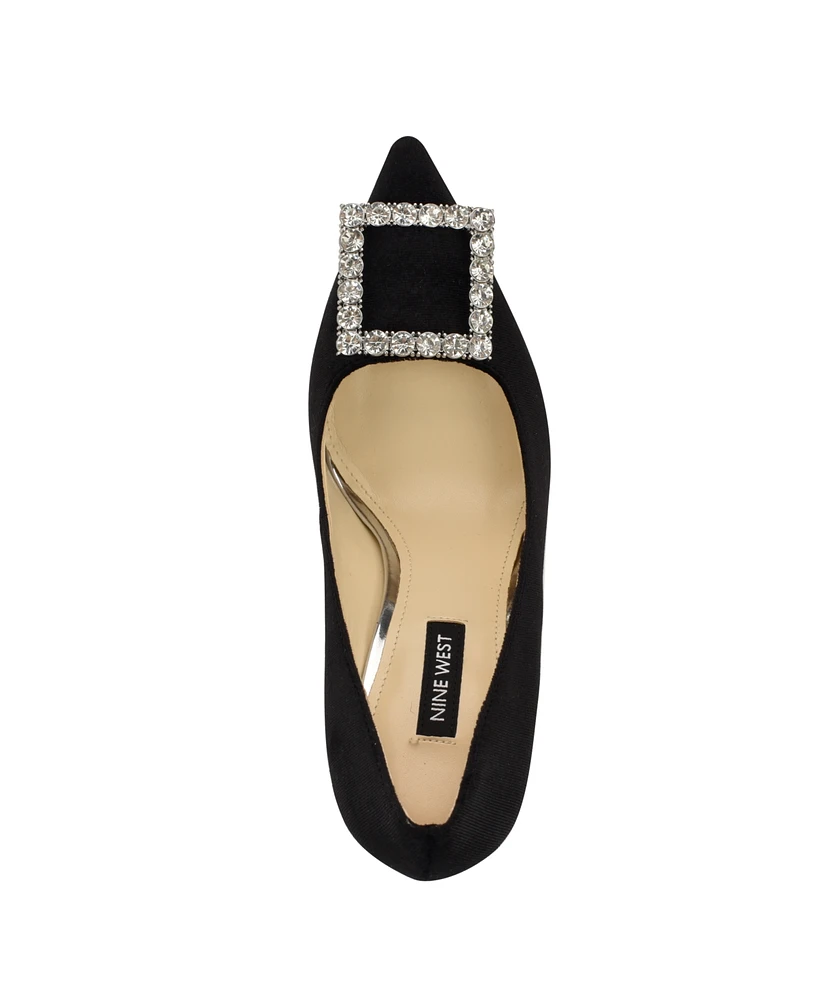 Nine West Women's Franny Pointy Toe Slip-On Dress Pumps