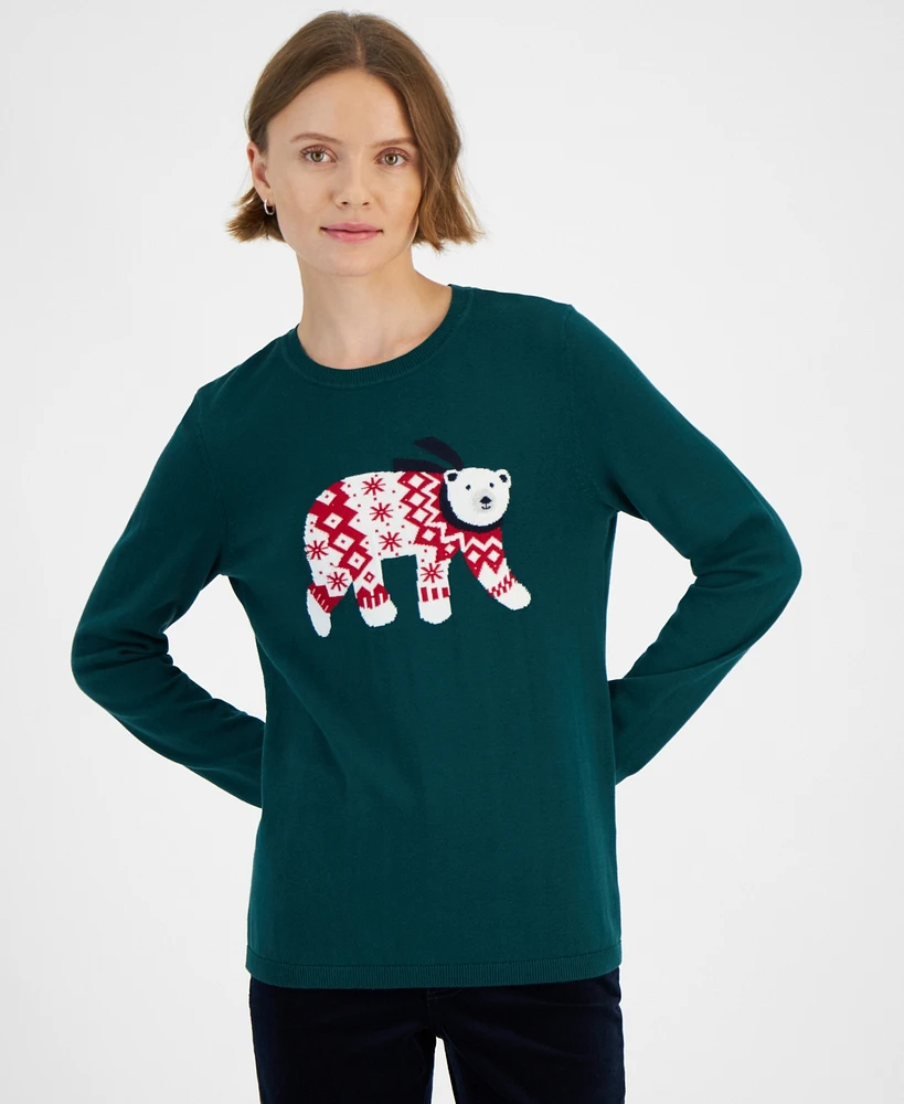 Tommy Hilfiger Women's Graphic Ivy Sweater