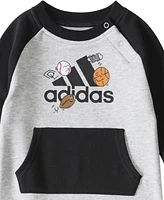 adidas Baby Boys Long Sleeve Color Black Coverall