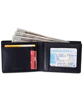Cole Haan Men's Luxe Rfid Boxshine Extra Capacity Bifold Wallet